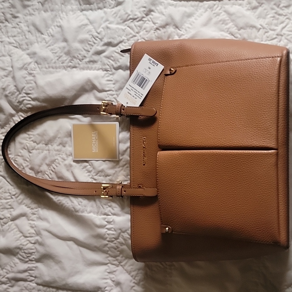 Michael Kors Jet Set Travel Medium Double Pocket Tote bag, Purse,New With Tags